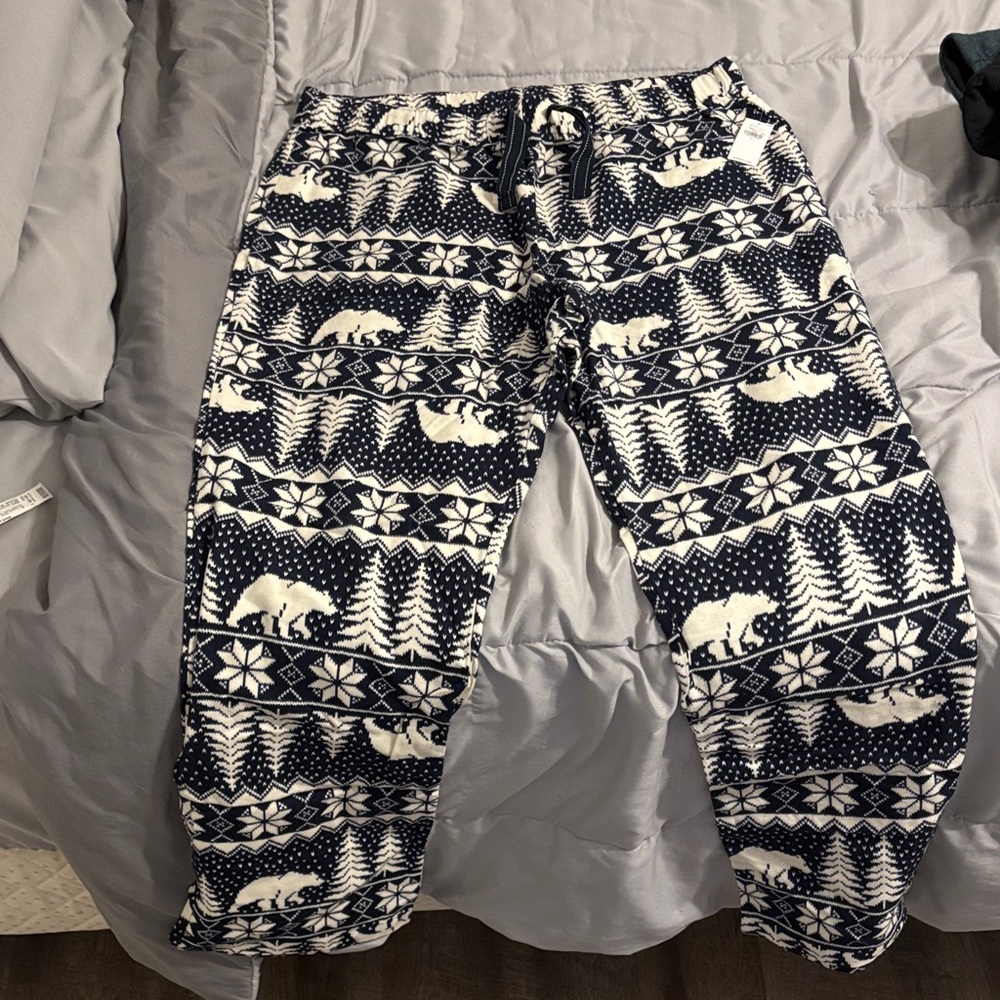 Old Navy Polar Bear Print Joggers - Navy and White